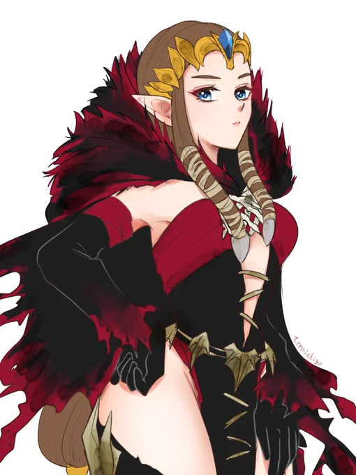 トワプリ姫にモンハンのデスギア装備を着てもらったrkgk 