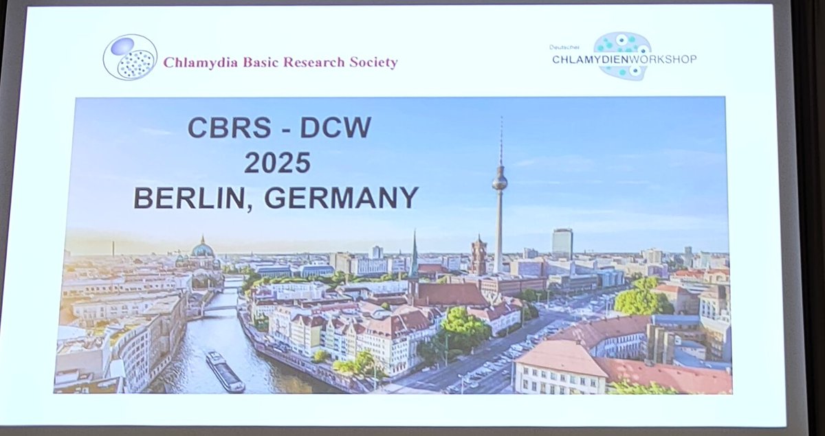Some really interesting talks on Chlamydia genetics and the  developmental cycle at the CBRS-DCW joint  12th biennial meeting of the Chlamydia basic research society and  21st German Chlamydia workshop