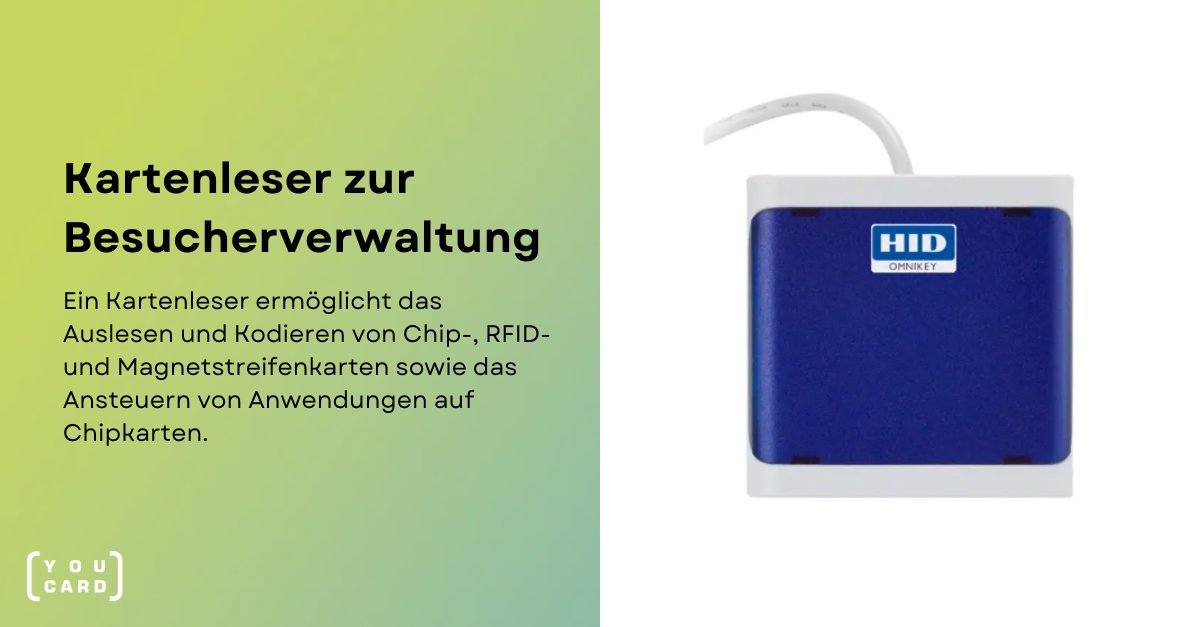 Besuchermanagement leicht gemacht: Kartenleser auslesen, kodieren &amp; steuern – alles in einem! 🔐 Jetzt entdecken: youcard.de/produkte/karte… 

#RFID #Kartenleser