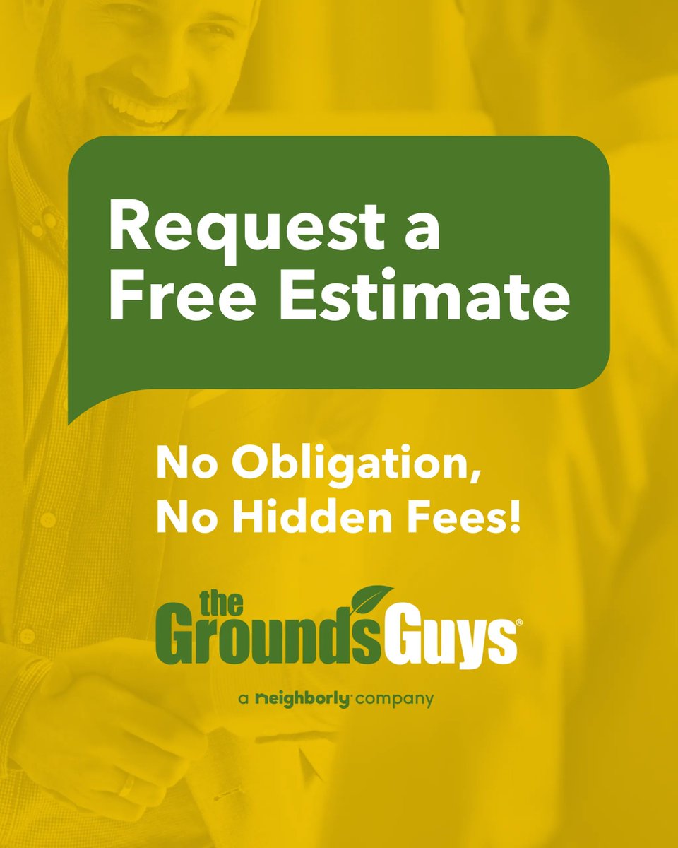 GroundsGuysUS's tweet photo. Thinking about upgrading your lawn? Get a free, no-obligation estimate from The Grounds Guys®—no hidden fees, just expert advice.
Visit https://t.co/hgrLOoCS3a to get started 🔗
#TheGroundGuys #Neighborly #FreeEstimate #LawnCare #NoObligation https://t.co/aP79KjRwR9