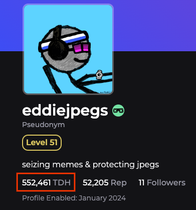 quick TDH thread nobody asked for...

1/
The Memes by 6529 are rightfully capturing attention again - it is a wonderful collection of art &amp; artists, but the seize.io network is much more

TDH = Total Days Held

it is a measure of conviction, alignment to a mission