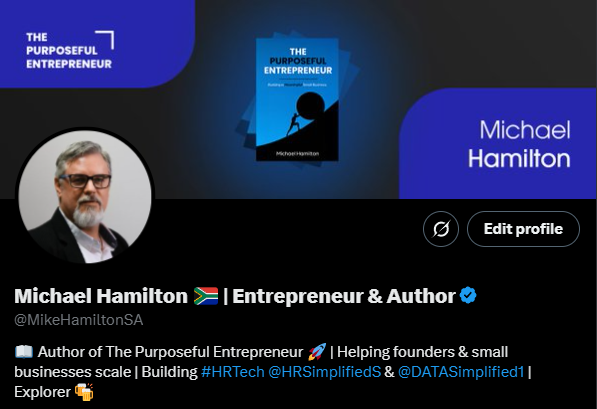 MikeHamiltonSA's tweet image. 🎉 Fresh look alert! Updated my X profile pic &amp;amp; banner—now you can see how old I am! 😂 What do you think, entrepreneurs? Yay or nay? 😄 #XProfileUpdate #Entrepreneurship #FeedbackTime