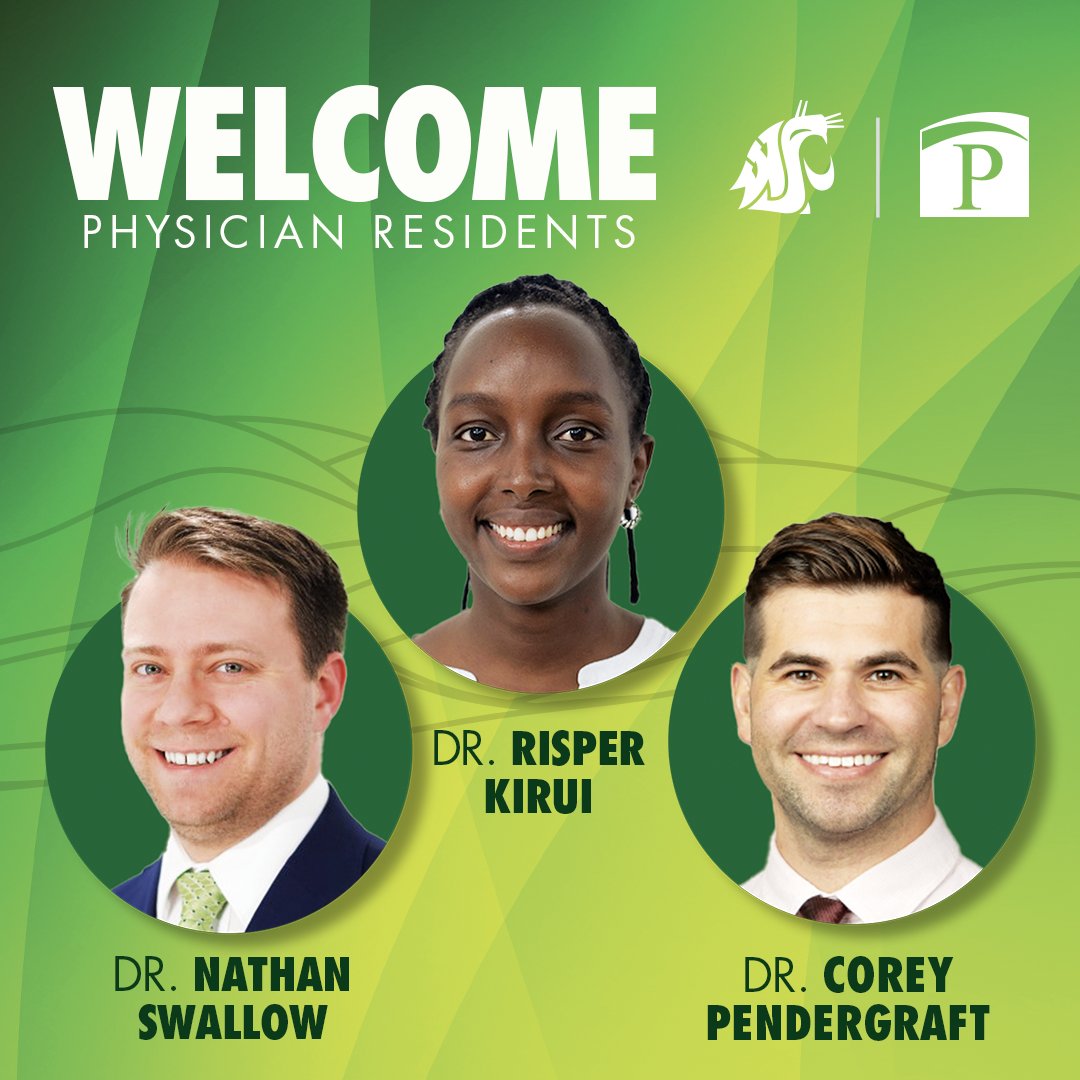 PullmanRegional's tweet photo. On March 21, 2025, Pullman Regional Hospital learned the names of the three newest additions to the three-year @WSUMedicine Family Medicine Residency Program – Pullman. https://t.co/Cg5pfVQqBp https://t.co/bIzvswidJL