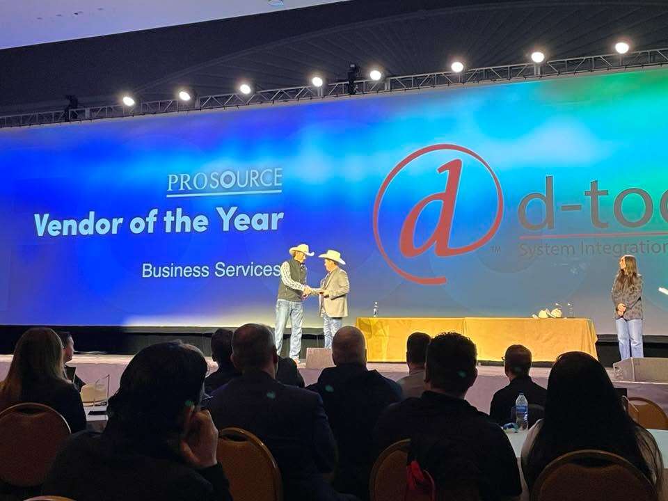 Proud and honored to be named ProSource Business Services Vendor of the Year!