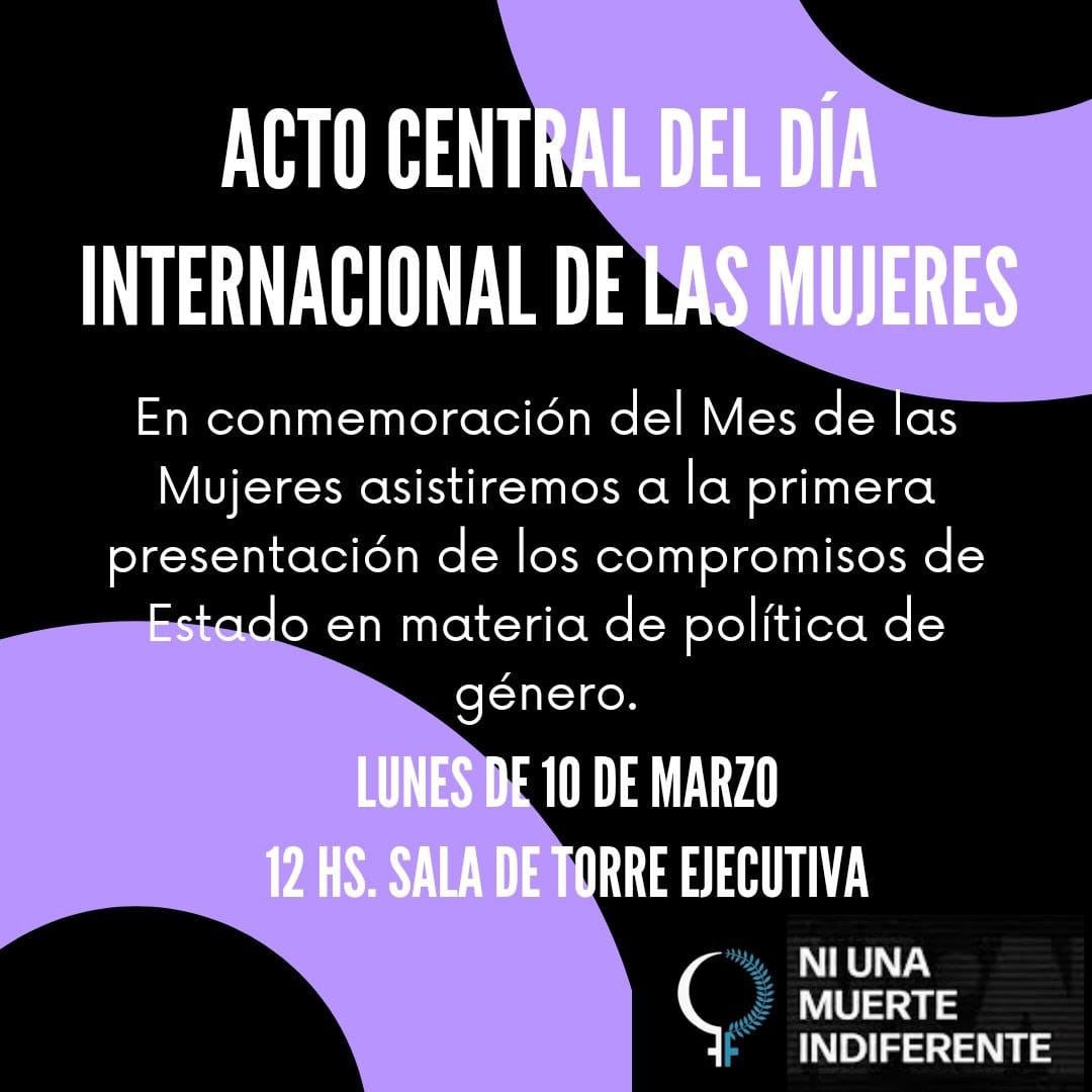 Cuando todas las mujeres avanzan, la sociedad avanza. 
#IgualdadDeGénero #CompromisoDeEstado #MesDeLasMujeres