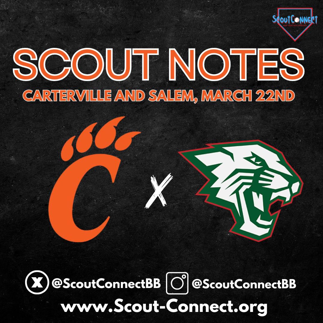 ScoutConnect (@scoutconnectbb) on Twitter photo ๐๐๐จ๐ฎ๐ญ ๐๐จ๐ญ๐๐ฌ: ๐๐๐ซ๐๐ก ๐๐๐ง๐ โ
+ Notes & video on names that stood out to our staff from a matchup between <a href="/CHS_Lion_Ath/">Carterville Athletics</a> & <a href="/WldCatsBaseball/">SalemWildcatBaseball</a>.
+ 8๏ธโฃ names, highlighted here.๐
๐: tinyurl.com/jxf4ap9r ๐๐๐จ๐ฎ๐ญ ๐๐จ๐ญ๐๐ฌ: ๐๐๐ซ๐๐ก ๐๐๐ง๐ โ
+ Notes & video on names that stood out to our staff from a matchup between <a href="/CHS_Lion_Ath/">Carterville Athletics</a> & <a href="/WldCatsBaseball/">SalemWildcatBaseball</a>.
+ 8๏ธโฃ names, highlighted here.๐
๐: tinyurl.com/jxf4ap9r
