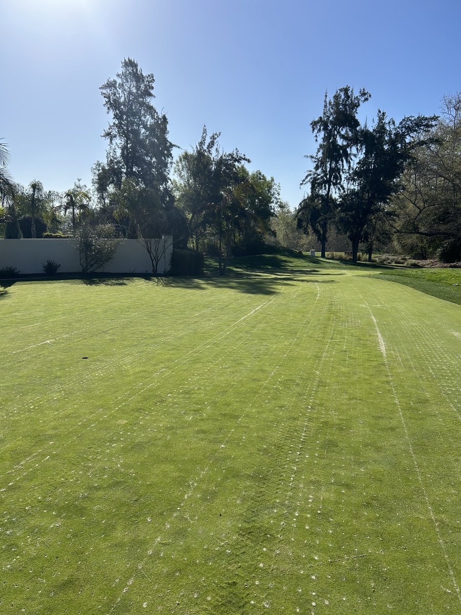 7,000 sqft practice green demo completed at The Golf Club of California with the <a href="/VGR_equipment/">VGR</a> TopChanger. Thanks for having me out Mike! <a href="/JC_Golf/">JC Golf</a>