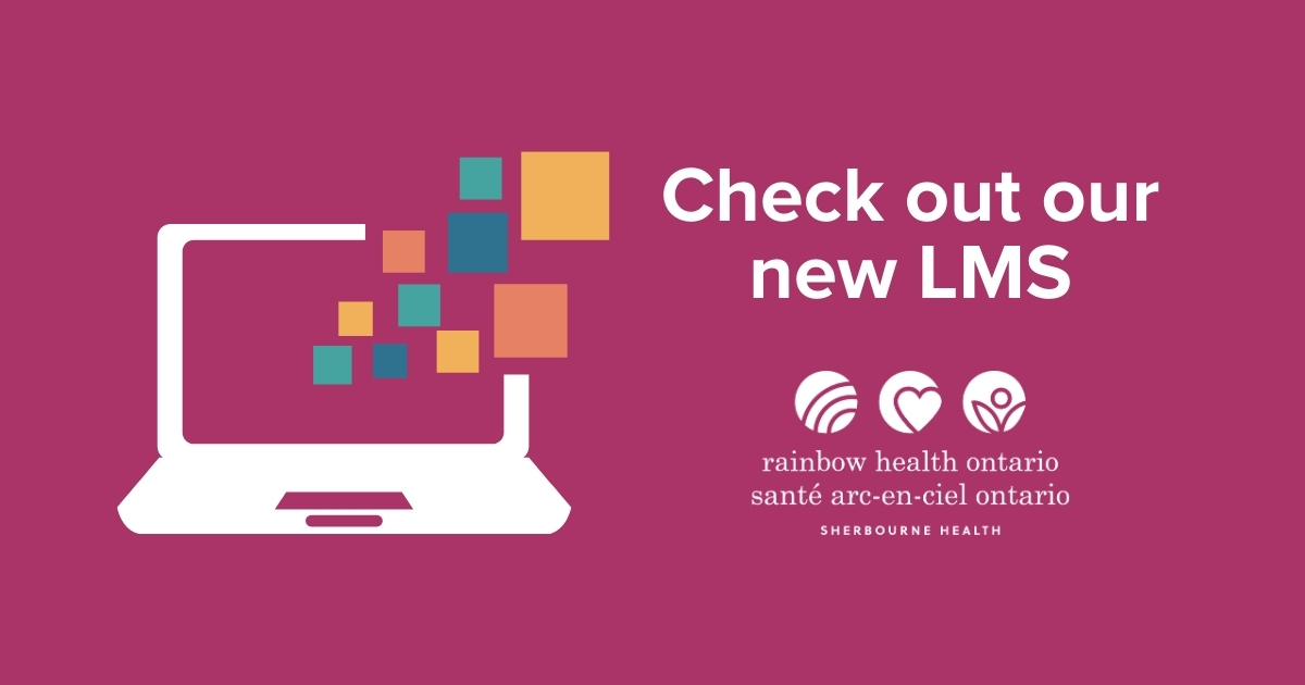 Check out Rainbow Health Ontario’s new Learning Management System! Designed to make your learning experience smoother and more accessible, it features easy tracking of your learning journey and a user-friendly interface.

🔗 Visit now: loom.ly/l5aPzuk