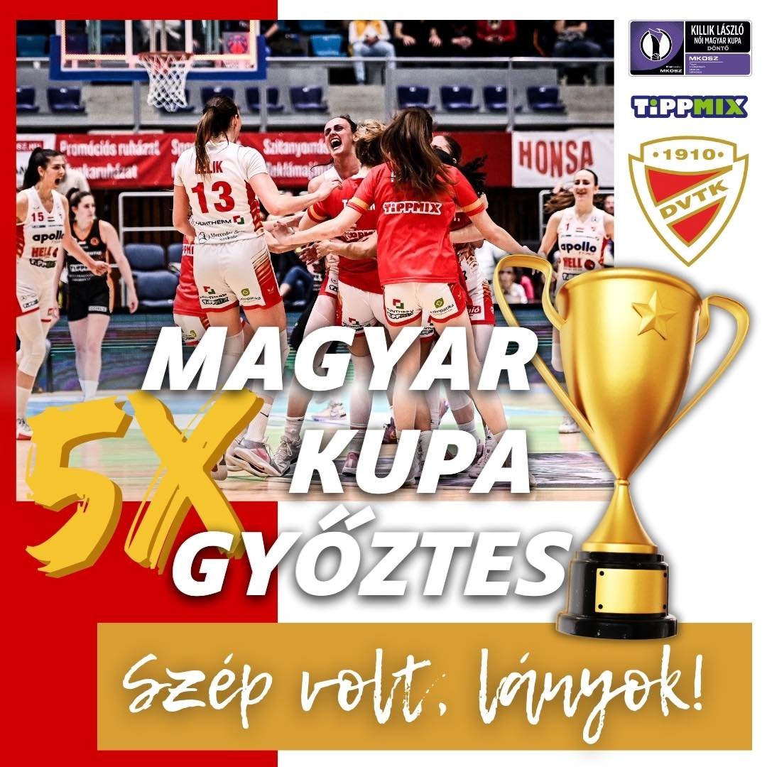 regeneracom's tweet photo. Milica Jovanovic has won her second Hungarian Cup with DVTK Miskolc 🏆🥇

Mima had 18 points in the semifinals against PEAC and 15 points in the final against Györ 💪💪 https://t.co/J54IvHKlH0