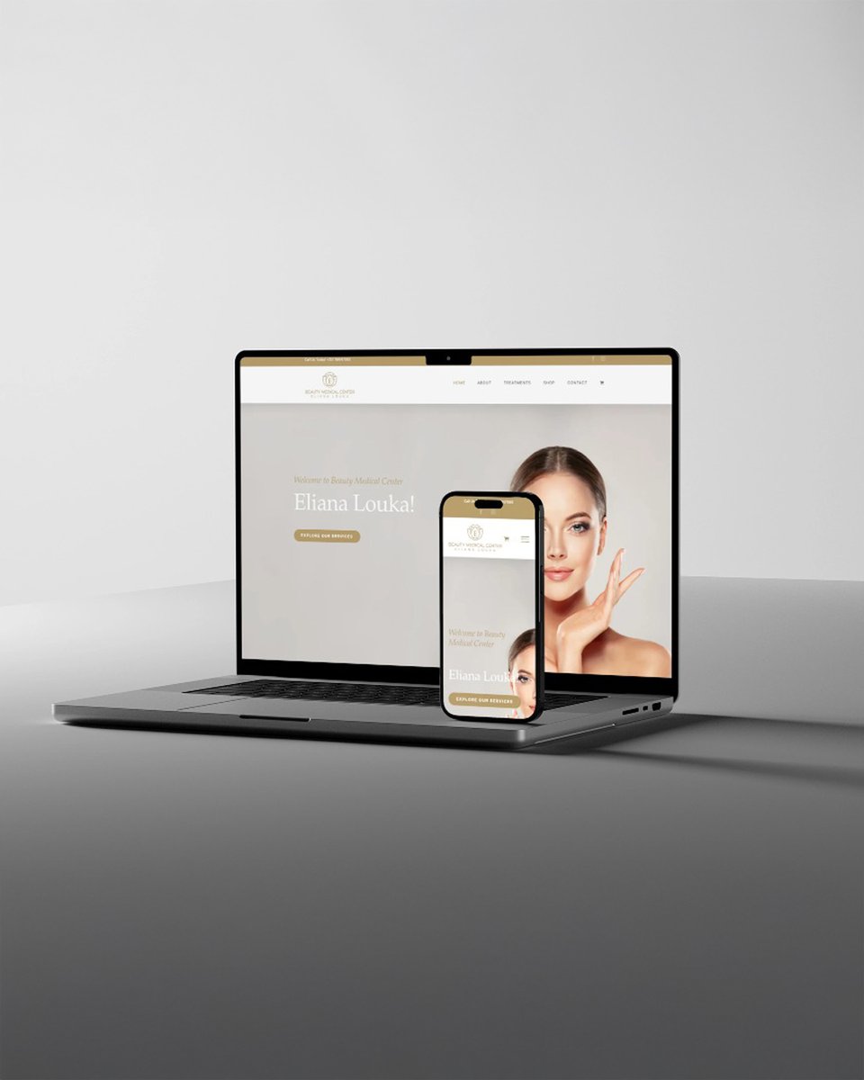 CodeDesigs_eu's tweet photo. Exciting news! 
The new E-commerce website for Beauty Medical Center Eliana Louka is live! 🌟   Shop skincare products, masks, and more directly on our optimized platform. 💆‍♀️
💖   Visit https://t.co/5bL899C91M for an enhanced beauty care experience. 💻✨ https://t.co/9pEdR469cp