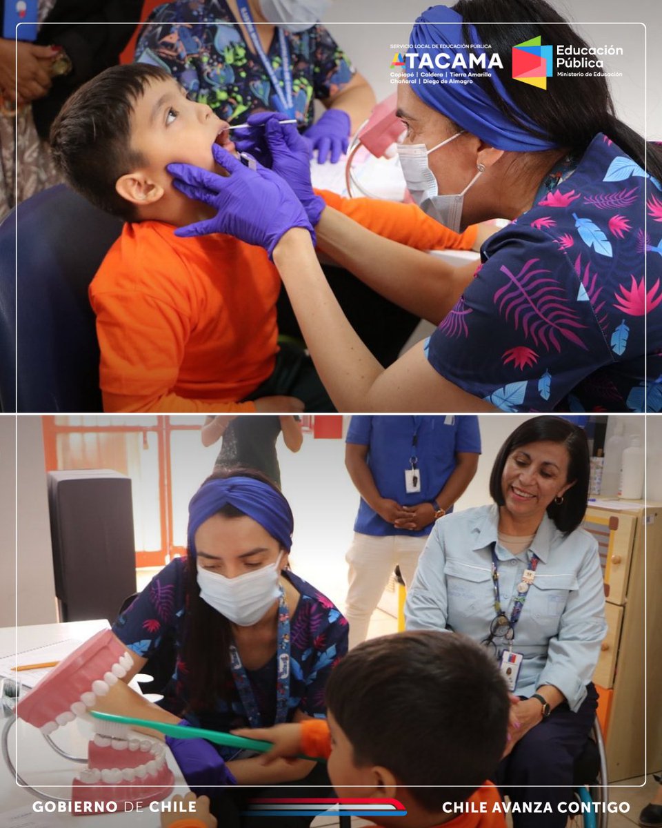 🦷Celebramos el día  de la salud bucal en el Jardín Infantil “Semillitas del Chañar” con el programa  “Sembrando sonrisas” 😁🪥que se realiza en alianza entre @seremisaludatacama y la Muni Cppó y contempla educación bucal para todos los niños y niñas de los JJ.II de Atacama.