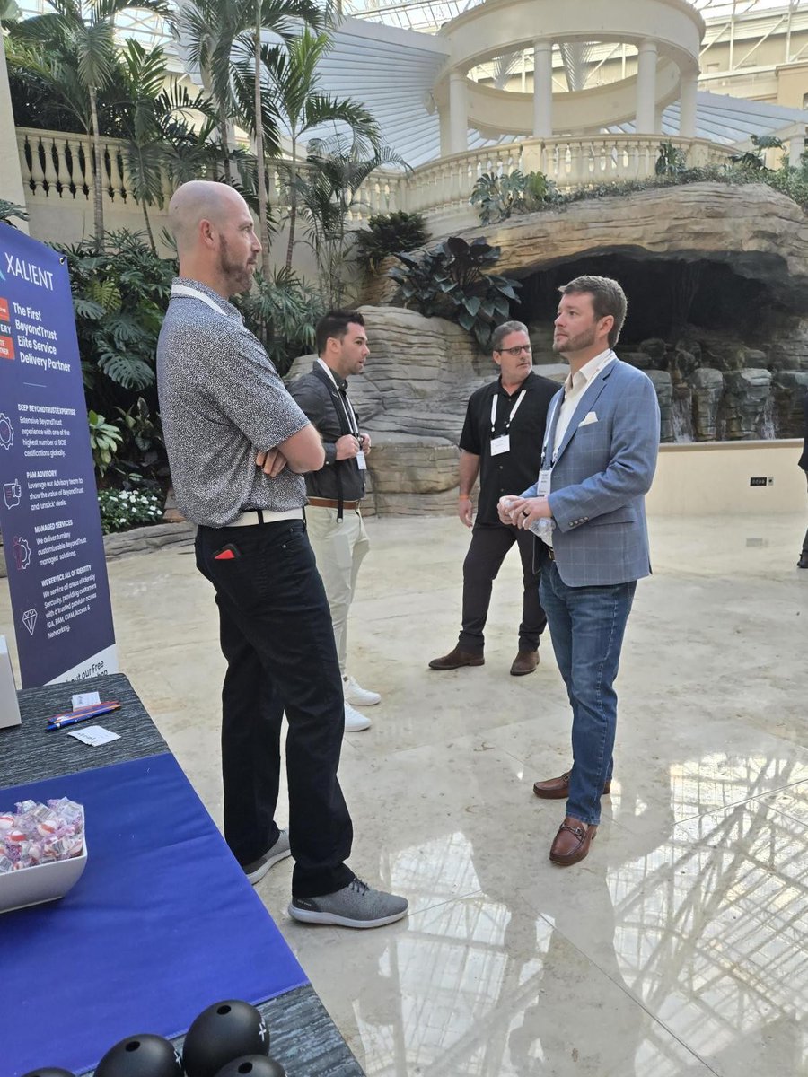Xalient's tweet image. We had a fantastic time at the @BeyondTrust East Customer Summit last week in Kissimmee, FL!

Great discussions on identity security &amp;amp; cybersecurity trends, plus valuable connections with clients &amp;amp; partners.
Thanks BeyondTrust, for an amazing event!

#BeyondTrust #CustomerSummit