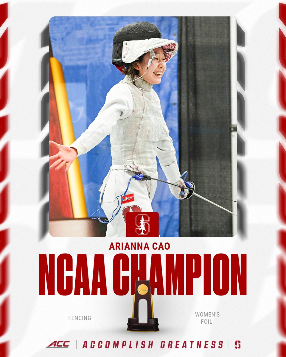 Arianna Cao, you are a National Champion 🏆

The Sophomore wins the Women's Foil National title!