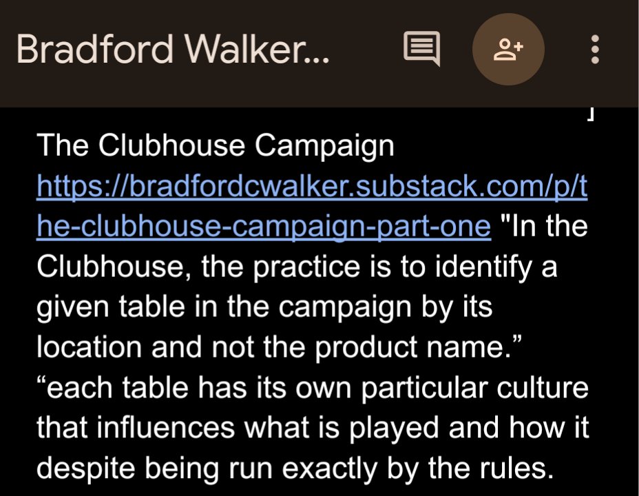 Living Urf™ Gaming Club (@livingurf) on Twitter photo You can form a hobby gaming club too
Just take notes on the Clubhouse Row articles by <a href="/MrBCWalker/">Bradford C. Walker</a> like we did You can form a hobby gaming club too
Just take notes on the Clubhouse Row articles by <a href="/MrBCWalker/">Bradford C. Walker</a> like we did