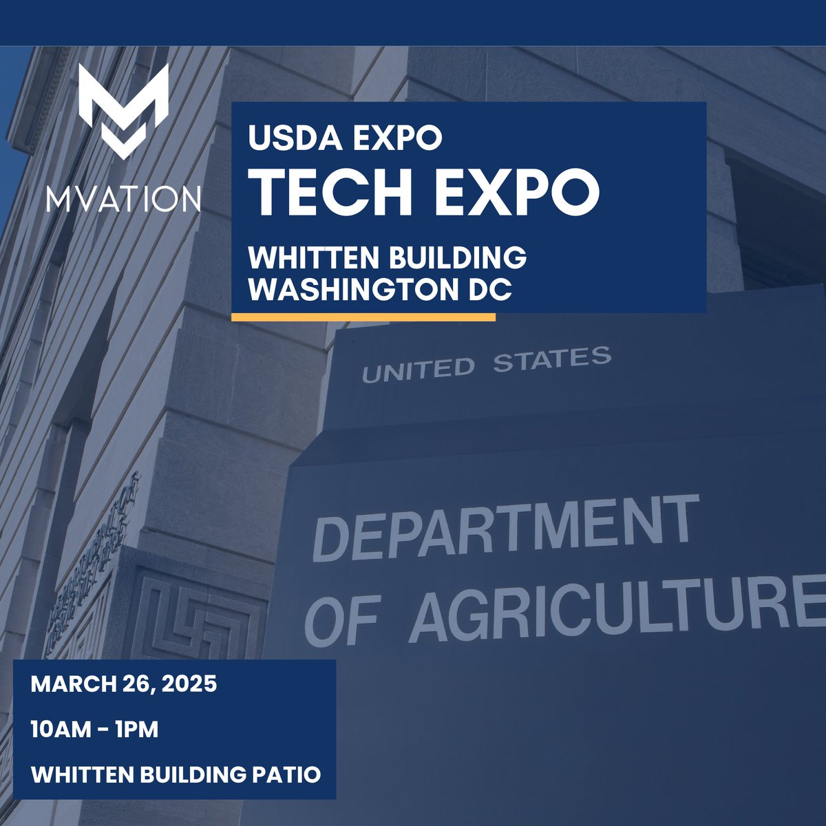 MvationInc's tweet photo. Our customers from #USDA are invited to the USDA Tech EXPO on Wednesday March 26th. #TechExpo #WhittenBuilding #USDATechExpo We'll feature products from our USDA Contract; desktops from @AceComputersUS and tablets from @surface https://t.co/g2TlE9gYal