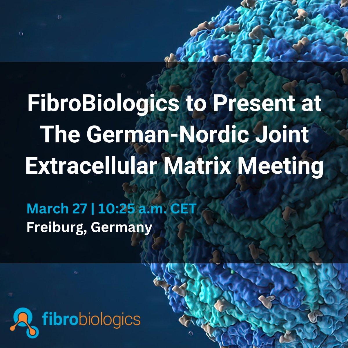 @Fibrobiologics’ CSO, Hamid Khoja, will be presenting on the potential treatment of chronic diseases by promoting immune system balance at The German-Nordic Joint Extracellular Matrix Meeting on March 27. For more: bit.ly/4hCstH2 
$FBLG #RegenerativeMedicine
