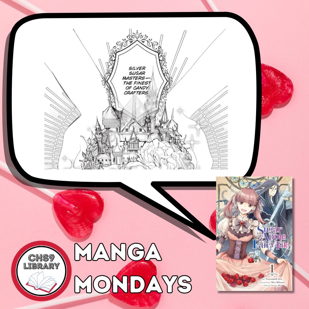 CHS9LIB's tweet image. Anne Halford, a candy maker, lives in a world where humans hunt fairies and sell them as slaves. Wanting to be friends with the fairies, she buys the warrior fairy Challe, promising to set him free if he escorts her to a candy-making fair.
#CHS9Reads #MangaMonday @CISDLib