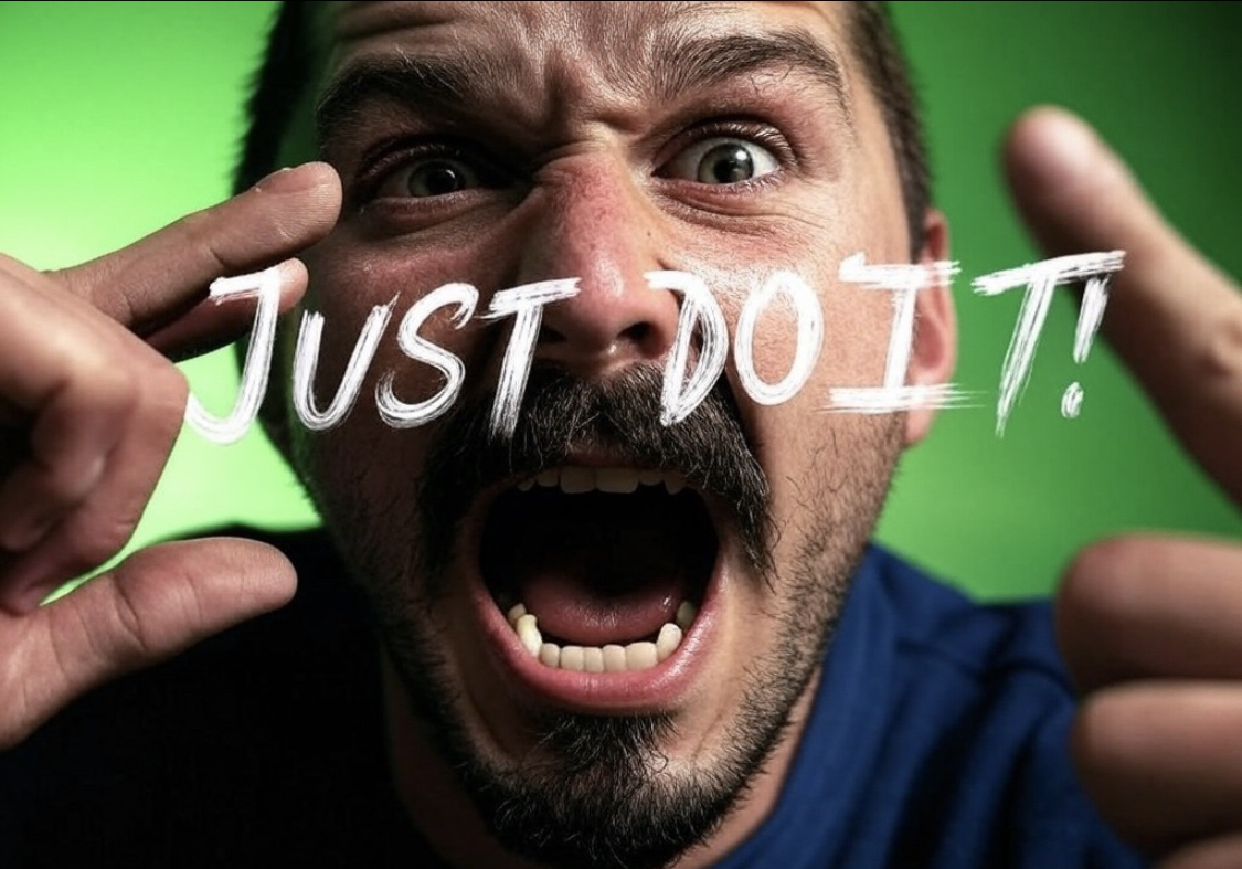 we won't give up –
IF YOU ARE TIRED OF STARTING OVER STOP GIVING UP just $DOIT