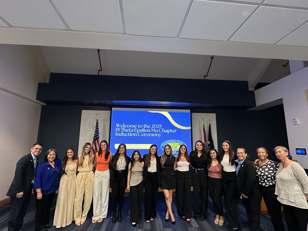 Last Wednesday, Pi Theta Epsilon Mu Chapter held their Induction Ceremony, welcoming new members into their honor society for OT students and alumni. Creating community is such an honor for our college, and we are grateful for our faculty, staff, and students who are a part of it