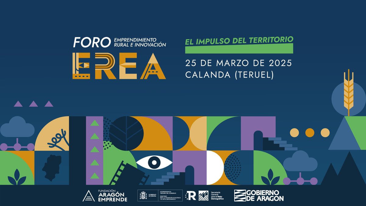EMPRENDER EN EL MEDIO RURAL ES POSIBLE Y EL FORO EREA 2025 TE LO VA A DEMOSTRAR 🌱🚀 <a href="/aragonemprende/">Aragón Emprende</a>

📅 25 de marzo de 2025
 📍 Calanda (Teruel)
 💰 Evento  gratuito gracias a la Fundación Aragón Emprende  

erea.aragonemprende.com/inscripciones-…