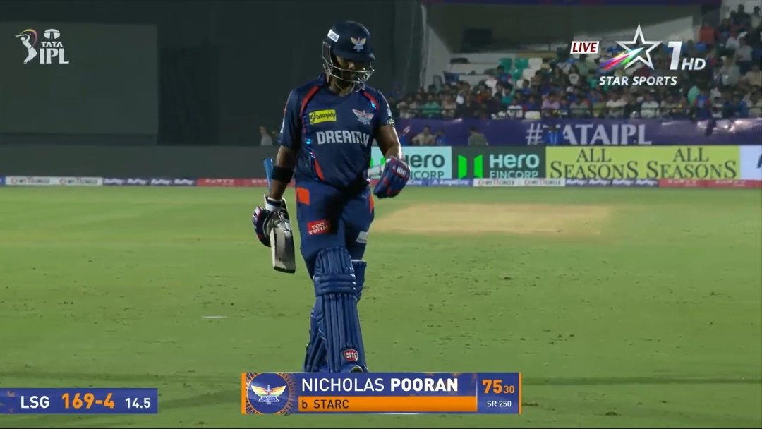 Fantasyevo21's tweet photo. NICHOLAS POORAN SMASHED 75 (30) AT 250 STRIKE RATE IN VIZAG. 🥶

#IPL2025 #DCvsLSG #NicholasPooran https://t.co/2eYAQbXubF