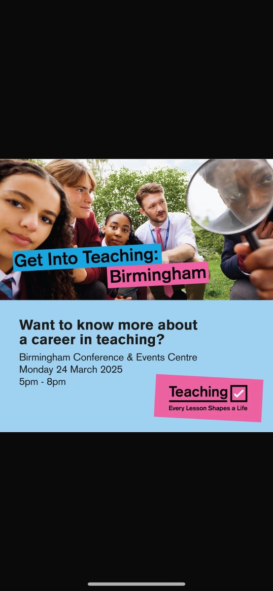 We are constantly getting emails and calls from potential applicants who want to know more about what we offer. You can get in touch too if you would like to train to teach. Or you can come and meet us in Birmingham today! #traintoteach <a href="/getintoteaching/">Teaching</a>