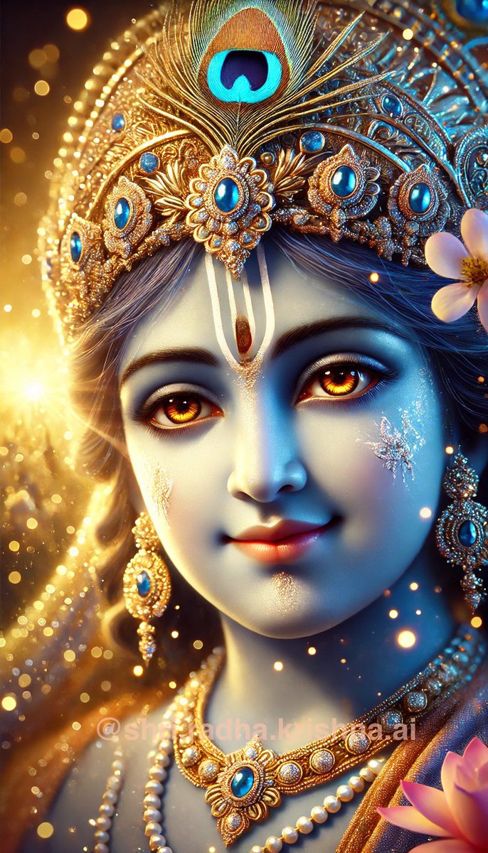 ShriRadhaAi's tweet photo. उसके नयनों में बसी है पूरी सृष्टि,
उसकी मुस्कान में छुपा है सारा ब्रह्मांड।
जय श्रीकृष्ण

#जयश्रीकृष्ण #राधेकृष्ण #कृष्णभक्ति #कृष्णप्रेम #श्रीकृष्ण #कृष्णचरण #भक्ति #सनातनधर्म #कृष्णभावना #कृष्णलीला #दिव्यचित्र #आध्यात्मिकवाइब्�� #भारतीयसंस्कृति #कृष्णकृपा https://t.co/Dg1RocPDkl