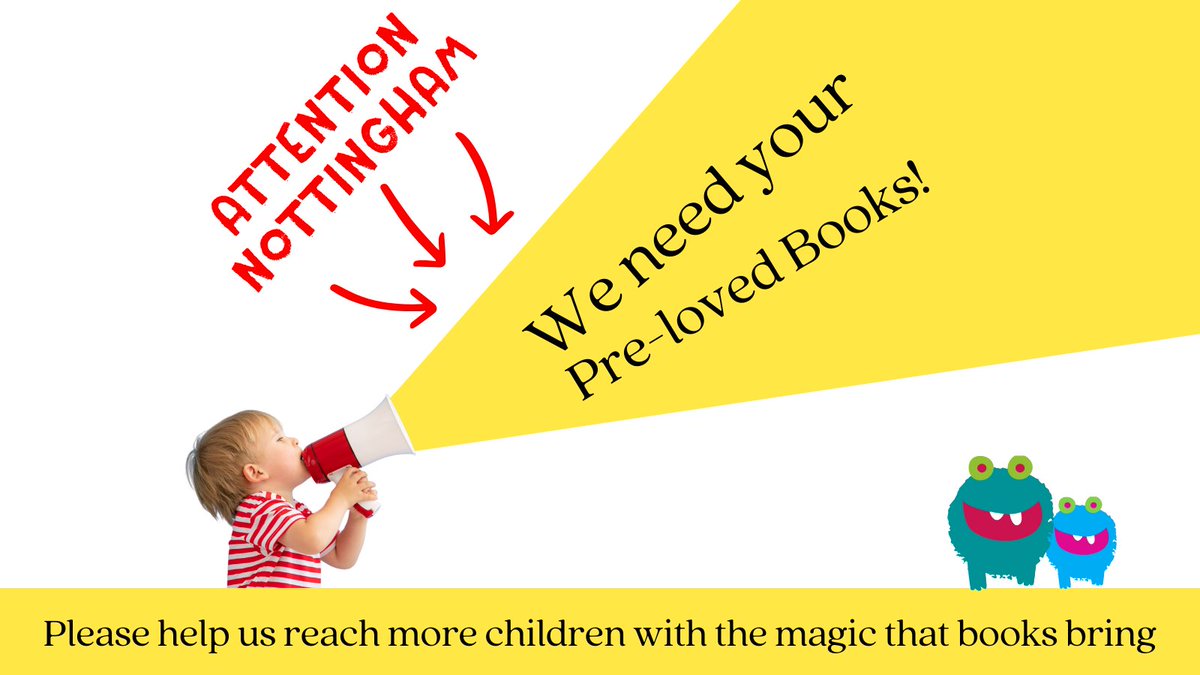 Do you have pre-loved children’s books you no longer need at home?

Wherever you are in the UK, we’re always grateful for your donations. 

Find your nearest drop point all over the UK.  
bit.ly/CBPDropPoint

#bookschangelives #inspirrific
