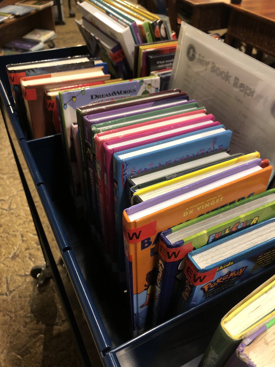 LVGintheLibrary's tweet image. Love adding NEW books to the Choice Library carts. Our traveling library may be non traditional, but my readers still scramble to check out every chance they get #SPSlib #SPSreadtosucceed