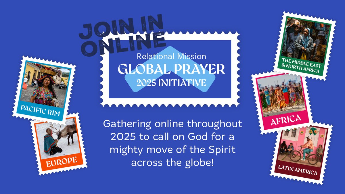 We will only see global, lasting fruit when we are led by prayer! Can you join us online as we pray over five areas of the world in 2025?

relationalmission.org/globalprayer