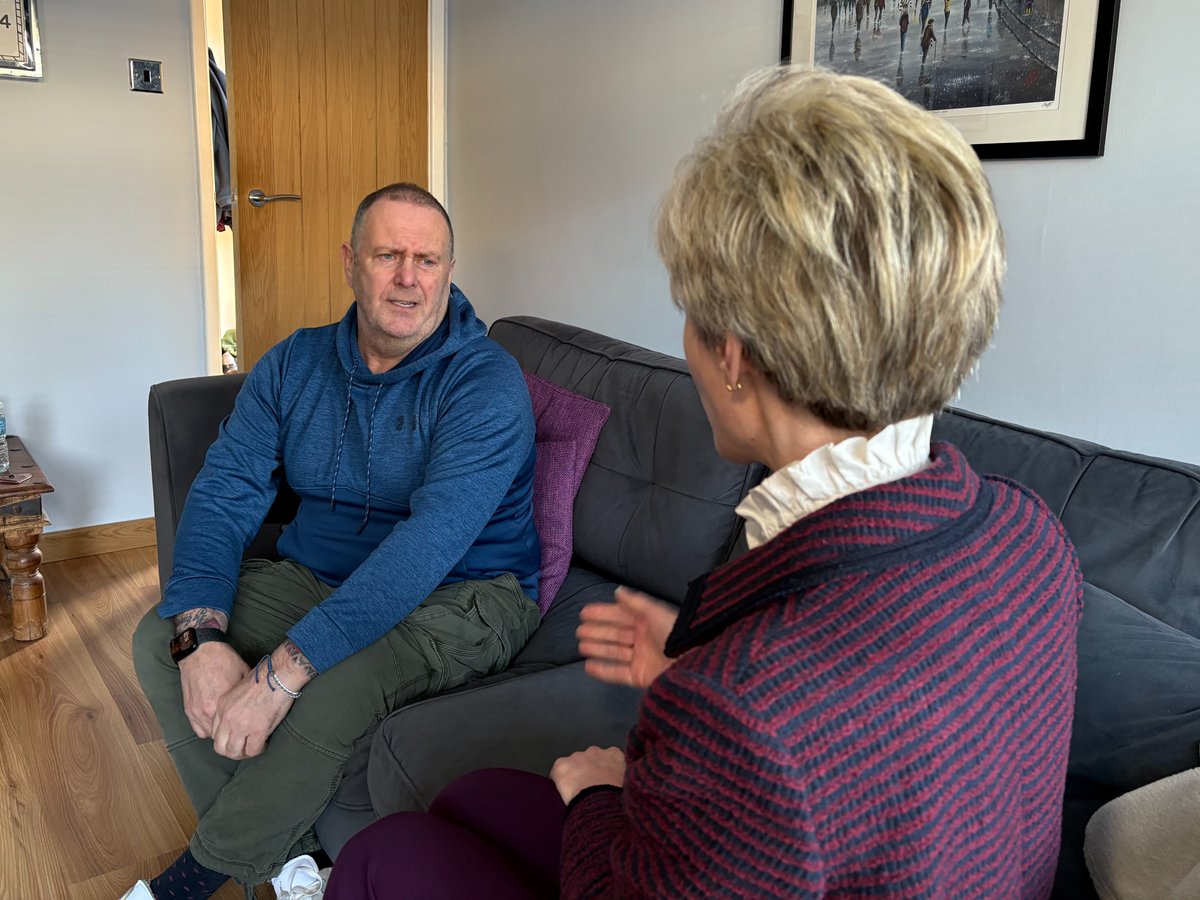 Helen Ford (@helenforditv) on Twitter photo "It's like I'm living the life of somebody else" -
Newcastle man Andrew Haley on the far-reaching effects of Long Covid.
We mark five years since the first lockdown and hear Andrew's story at 6pm <a href="/itvtynetees/">ITV News Tyne Tees</a> "It's like I'm living the life of somebody else" -
Newcastle man Andrew Haley on the far-reaching effects of Long Covid.
We mark five years since the first lockdown and hear Andrew's story at 6pm <a href="/itvtynetees/">ITV News Tyne Tees</a>