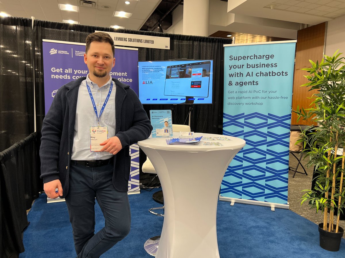 Lemberg Solutions has arrived at #DrupalConAtlanta!

Stop by booth #201 to chat with Roy Vikovych, our Head of Digital Business Development. See you!