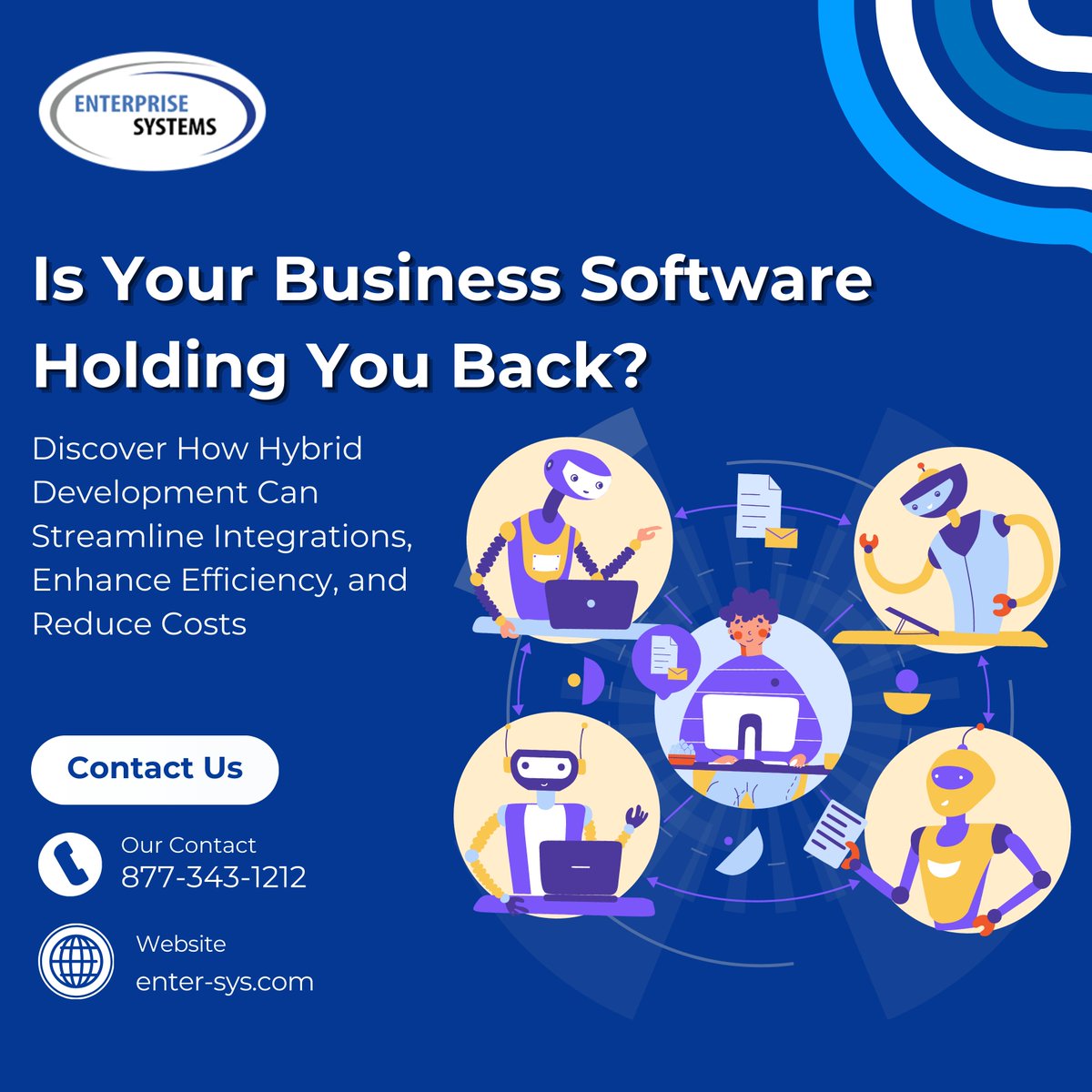 entersys's tweet image. Is your software limiting growth? Discover how hybrid development can boost efficiency, integrations, and savings.
#HybridDevelopment #SoftwareSolutions #BusinessEfficiency #TechInnovation #SoftwareIntegration #CostReduction #EnterpriseSystems #TechUpgrade
