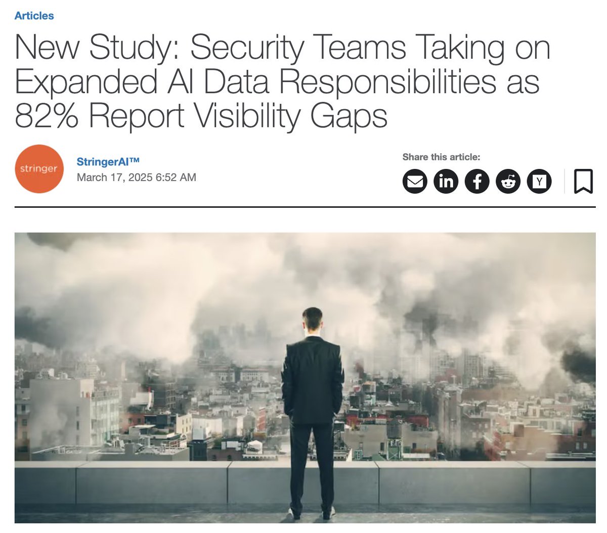 BedrockDataAI's tweet image. In our latest study, 82% of security professionals reported visibility gaps when it comes to protecting data used in AI and LLMs.

Check out the coverage from #SDXCentral: hubs.ly/Q03d3QR90

#datasecurity #AI #LLM #GenAI #governance #visibilitygap #BedrockSecurity