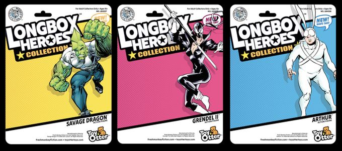 Fresh Monkey Fiction &amp; ToyOtter Longbox Heroes Wave 2 Kickstarter is live - bit.ly/4iBS4RI