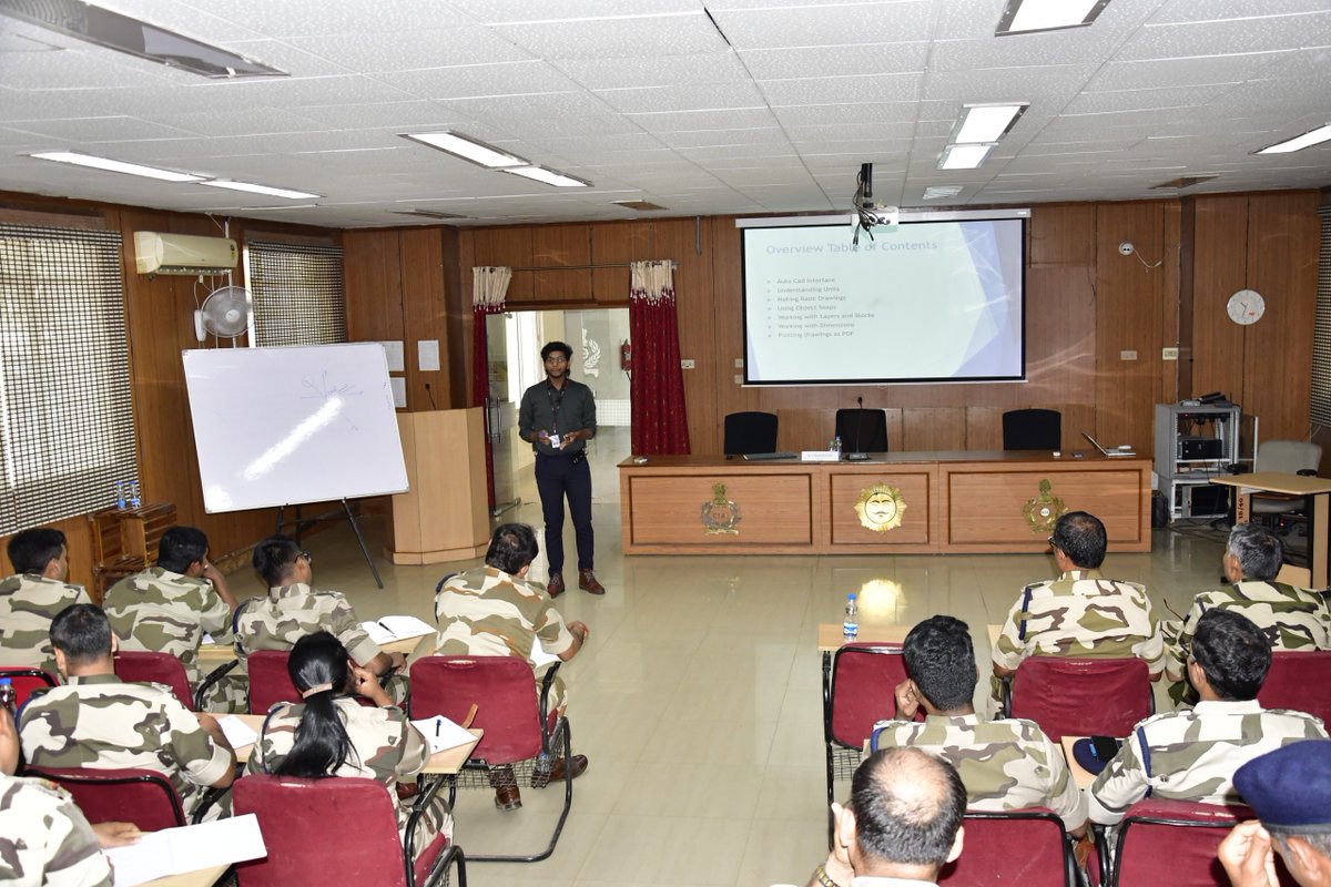 CISFTraining's tweet photo. Enhancing expertise in designing!
Participants of the 22nd batch consultancy course gained insights on CAD from experts of Tata Consultancy services #SecurityConsultancy #TCS #CAD @CISFHQrs https://t.co/V3sAs78Oit