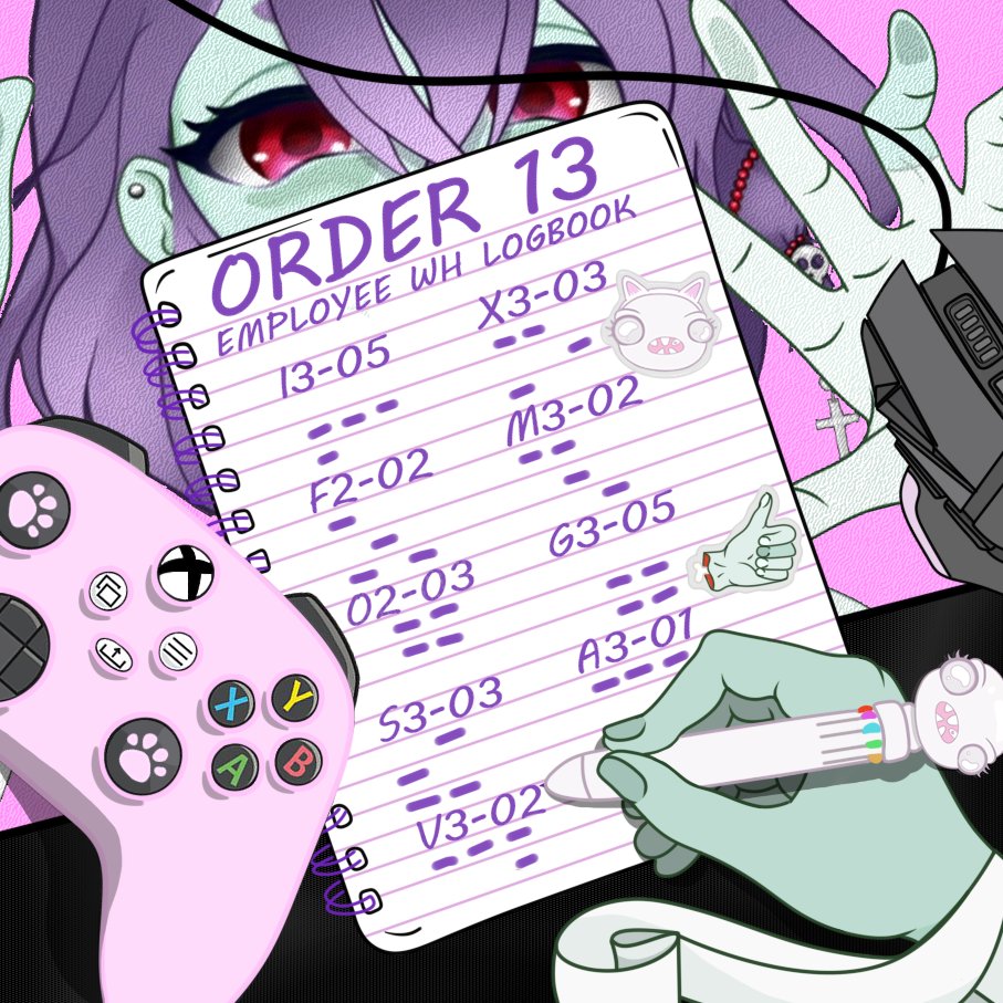 First Order 13 stream last night 🫀 As promised: 
If you know, you know ;3
twitch.tv/riptojo
#Order13 #ZombieCatGirl #VTuberEN #Nyan