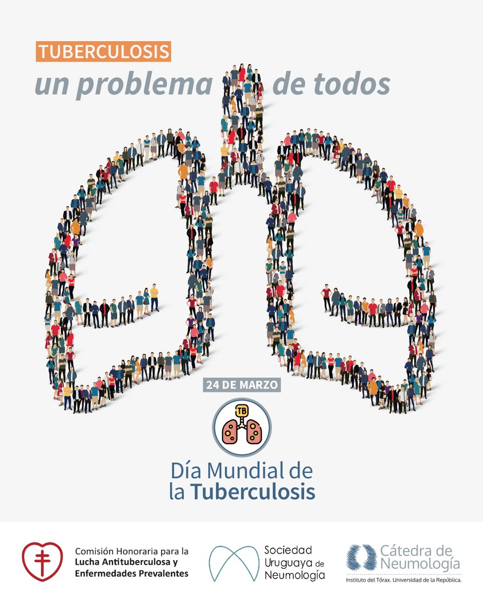 𝗗𝗶́𝗮 𝗠𝘂𝗻𝗱𝗶𝗮𝗹 𝗱𝗲 𝗹𝗮 𝗧𝘂𝗯𝗲𝗿𝗰𝘂𝗹𝗼𝘀𝗶𝘀
🗓️ 24 de Marzo
..
<a href="/chlaep/">CHLA-EP</a> 
#tuberculosis #TB #VIH #TuberculosisyVIH #Chlaep #pongamosfinalatb #neumologia