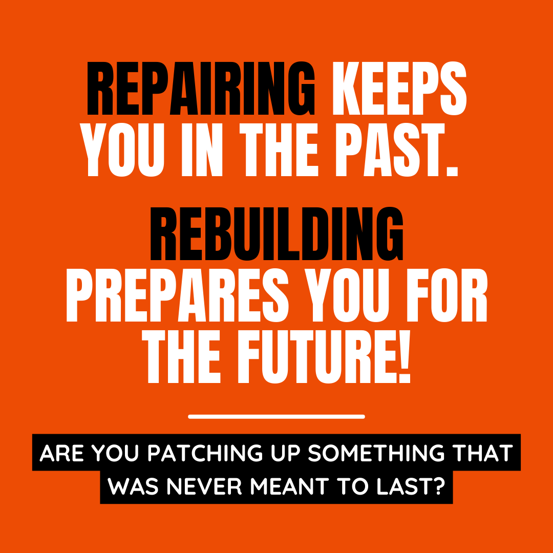 _jonharper's tweet photo. Patching the past won’t build your #future. Let go of the temporary and start creating something that lasts.

Step forward - rebuild with purpose #today. 

#RebuildYourLife #InnerStrength #RebuildingMindset #FaithfulLiving #RiseAgain #LiveWithPurpose https://t.co/h0HvtlGug0