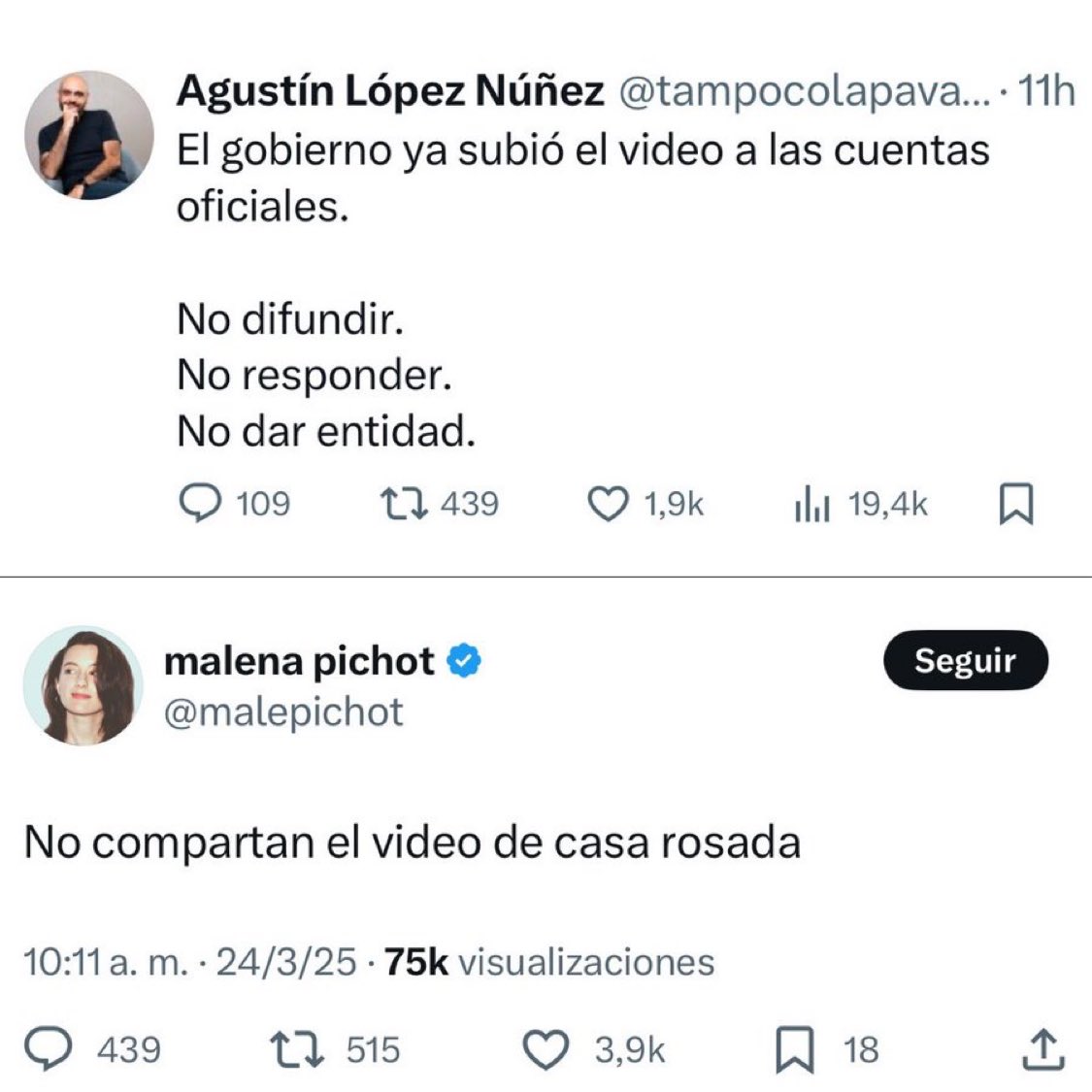 El video denuncia que la izquierda censura una parte de la historia y ¿cuál es la reacción de la izquierda? Pedir censurar el video. Brillante.