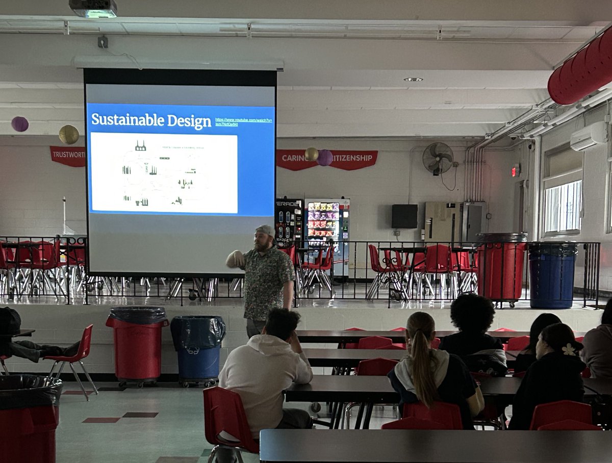 Mr. Vollaro (@mrvollaro_kpsd) on Twitter photo A big thank you to Matt Fullerton for coming back to present to our Green Team and biology students! His presentation today was on Food Instability and Sustainability! 🌎 ♻️
#KeyportPride
<a href="/_khsprincipal/">Keyport High School</a> <a href="/KSD_Curriculum/">Stephanie Woit</a> A big thank you to Matt Fullerton for coming back to present to our Green Team and biology students! His presentation today was on Food Instability and Sustainability! 🌎 ♻️
#KeyportPride
<a href="/_khsprincipal/">Keyport High School</a> <a href="/KSD_Curriculum/">Stephanie Woit</a>