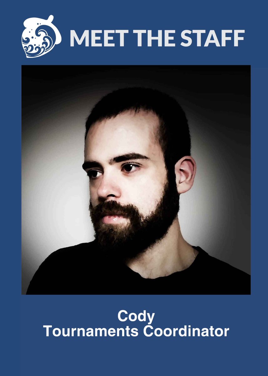 jafax's tweet photo. It’s #meetthestaffmonday and today’s spotlight shines on our Tournaments Coordinator, Cody! As Tournaments Coordinator, Cody organizes, schedules, and runs JAFAX’s gaming tournaments. This includes coordinating game line-ups, managing brackets, and ensuring fair play is upheld. https://t.co/qg6wY8nh6U