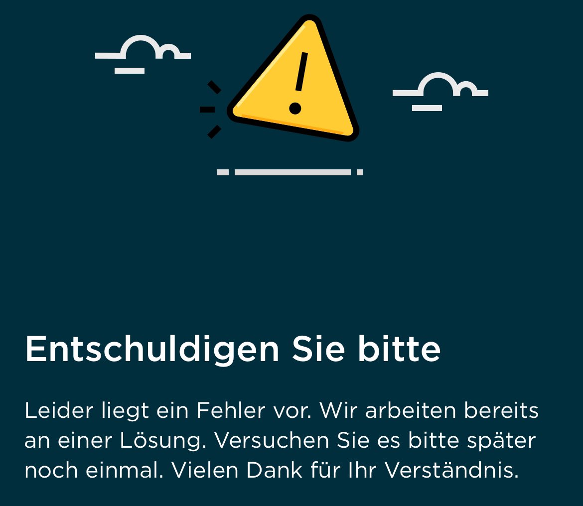 Kein guter Start in die Woche für die <a href="/commerzbank/">Commerzbank</a> und ihre Kunden. Seit Stunden schon Totalausfall im online Banking, kein Login möglich im Browser oder in der App. Da wird die #BaFin sicher ein paar Fragen haben