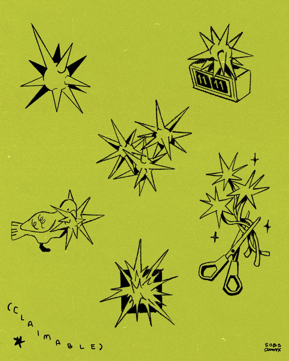 「bolts tatt flash sheet! (non-repeatable)」|annix 𓆝 | shop open!のイラスト