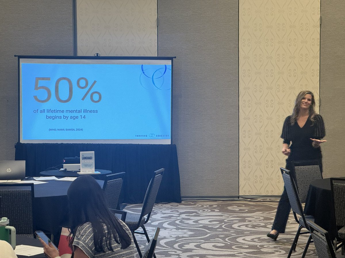 New Horizons Global (@newhorizonssb) on Twitter photo What an incredible statistic shared by <a href="/CharlePeck/">Charle Peck, M.Ed., MSW 🎤 Keynote Speaker</a> in her session <a href="/NCMiddle/">NCMLE 'Moving the Middle Forward'</a> #msmatters2025 “50% of lifetime mental illness starts by age 14”. What an incredible statistic shared by <a href="/CharlePeck/">Charle Peck, M.Ed., MSW 🎤 Keynote Speaker</a> in her session <a href="/NCMiddle/">NCMLE 'Moving the Middle Forward'</a> #msmatters2025 “50% of lifetime mental illness starts by age 14”.