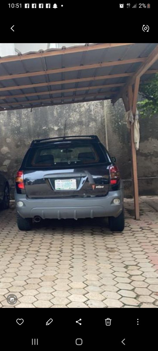 H_kambah's tweet photo. STOLEN CAR ALERT!!!
MY CAR PONTIAC VIBE BLACK COLOUR HAS BEEN STOLEN AT FRONTIERS HOSPITAL KADUNA WITH REG NO MKA-496-ND AND CHASIS NO 5Y2SL628X3Z434231.
REPOST PLEASE THANKS. https://t.co/YOQHXpvlRU