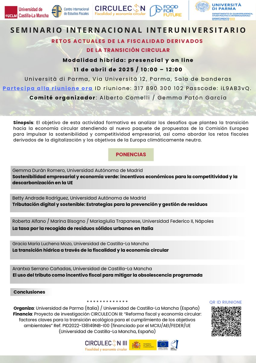 Circulecon UCLM tweet media