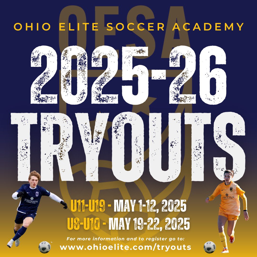 ohioelite's tweet photo. 2025-2026 Ohio Elite Tryout Registration NOW OPEN! Tryouts begin May 1st.  Use the link 🔗 to register 👉 https://t.co/I2XXNLKVHY https://t.co/DPPMzS3NFr