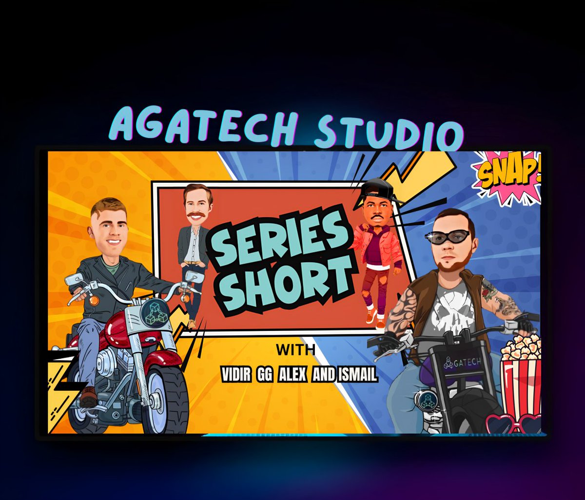 🚀 Agatech Studio Presents! 🎬✨

The Agatech Cartoon Video Series pre-launch video shorts drop TOMORROW! 🔥

🎭 Fun, trends &amp; crypto insights – all packed in engaging animated shorts! Stay ahead in the crypto world while enjoying top-quality entertainment.

📌 Don’t miss out! Be
