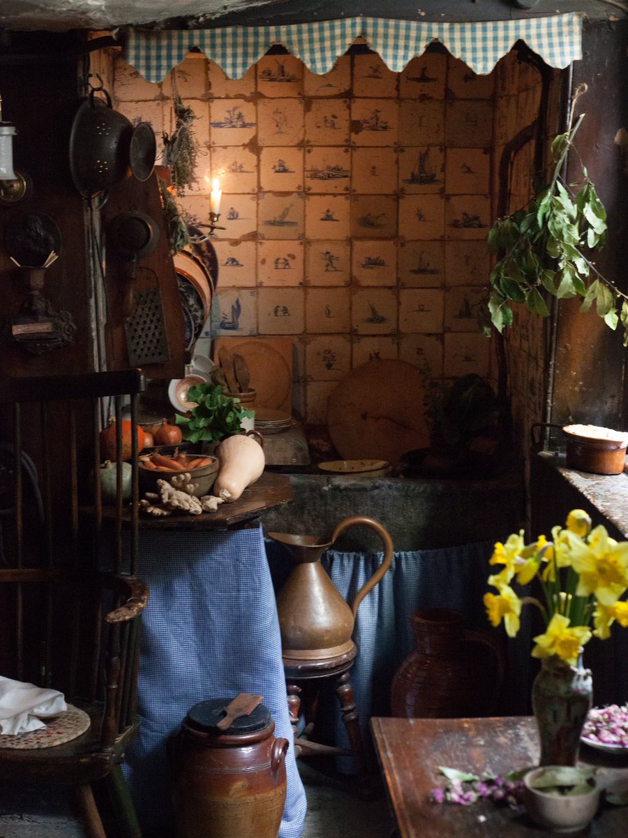 Come spring, Elizabeth Jervis shuffles next to the cook in the kitchen corner. She watches the old hands washing the vegetables. Later when she will grow up, the smell of wet earth will always remind her of the cook.

Visit us this Mothering Sunday: dennissevershouse.co.uk/event/motherin…